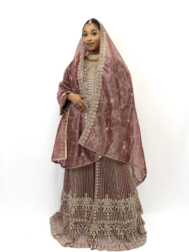 Robe Isla bordeaux clair