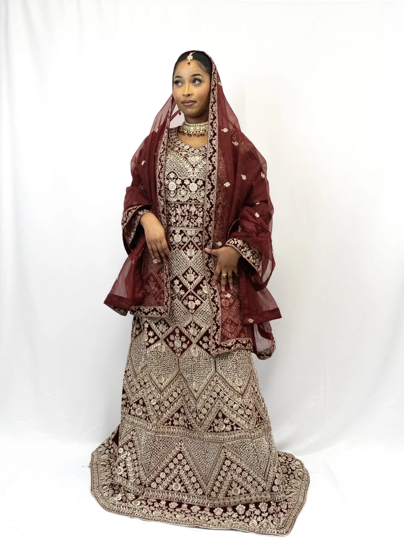 Robe Isla bordeaux 2