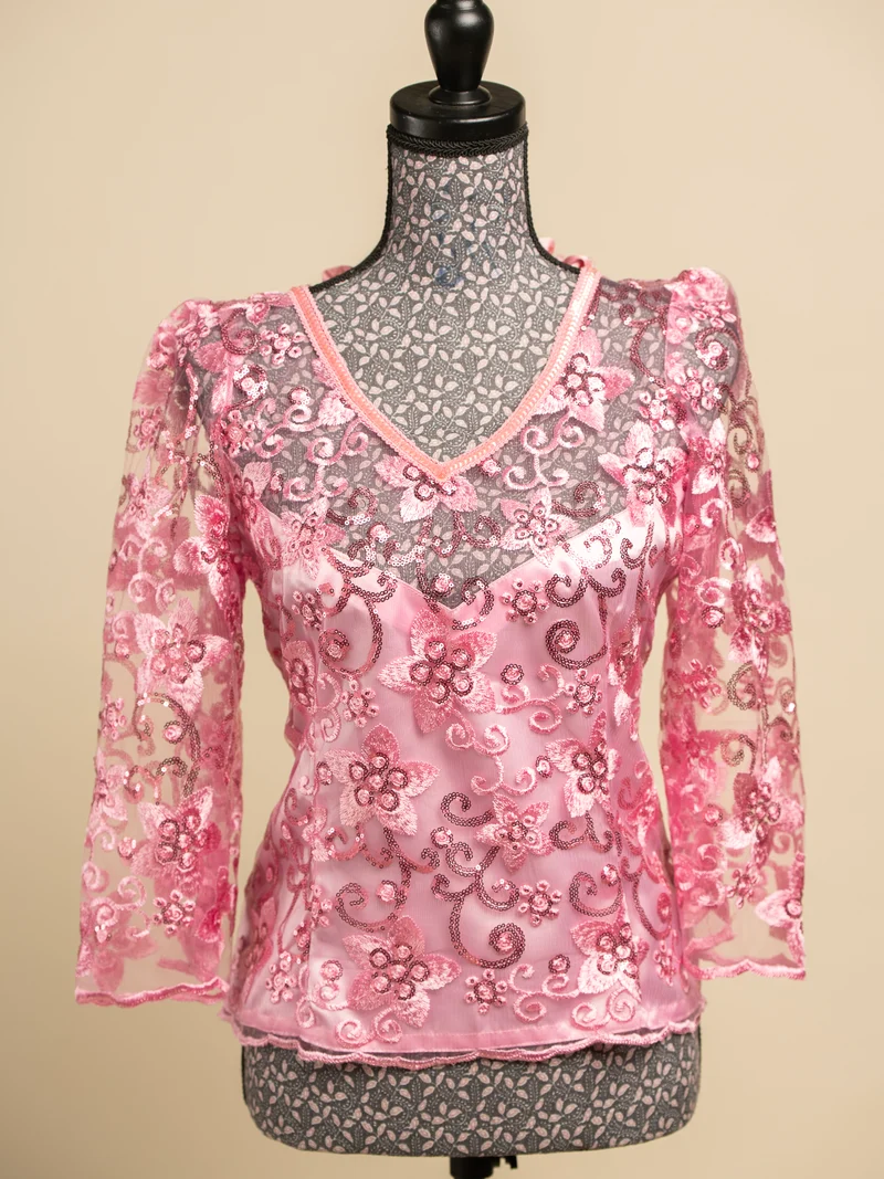 Body Dentelle LEENE - Rose