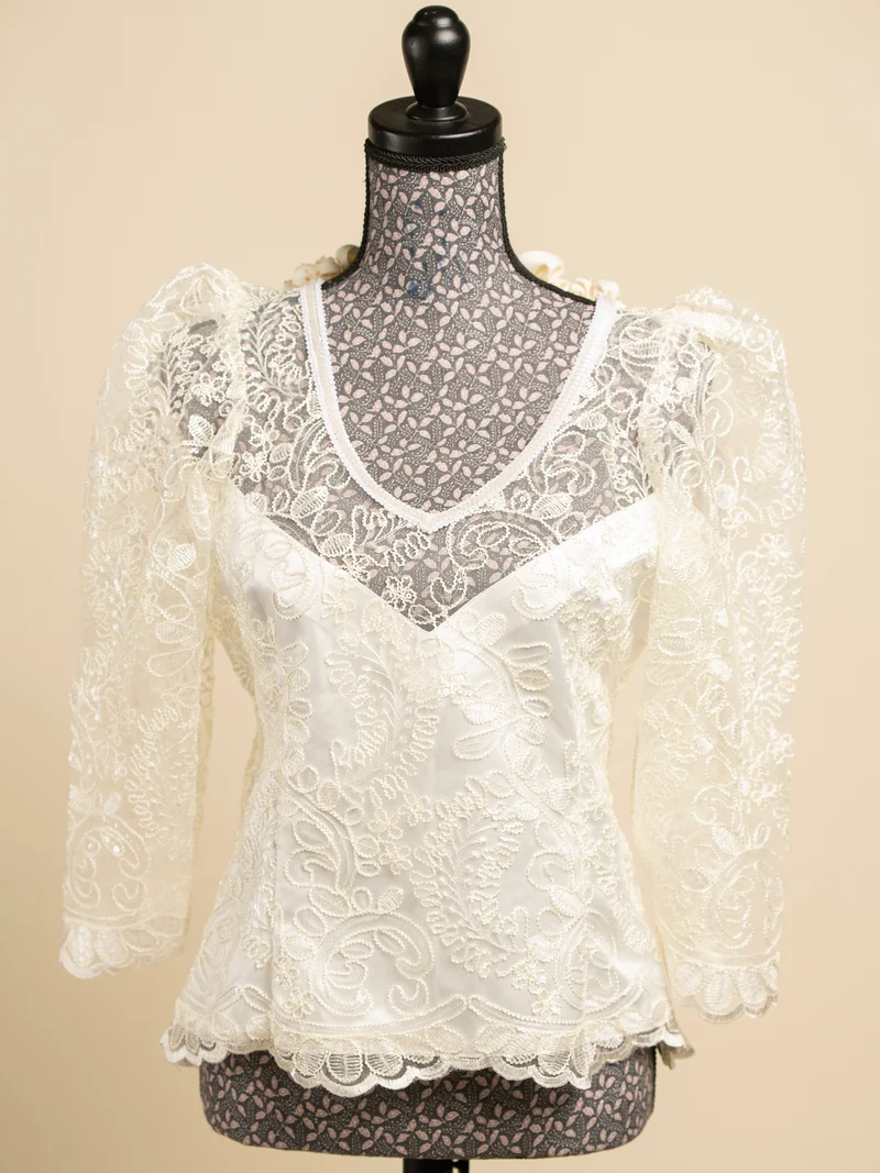Body Dentelle LEENE - Blanc Ivoire