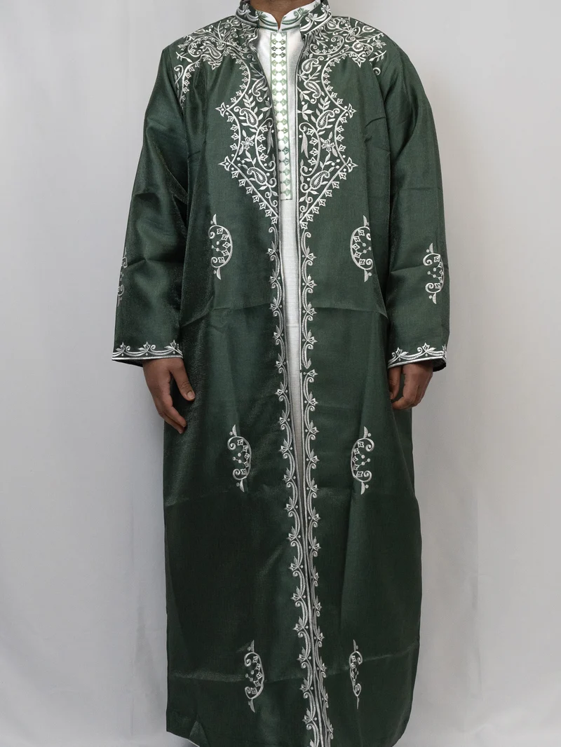 ENSEMBLE QAMIS NAEL - Vert blanc