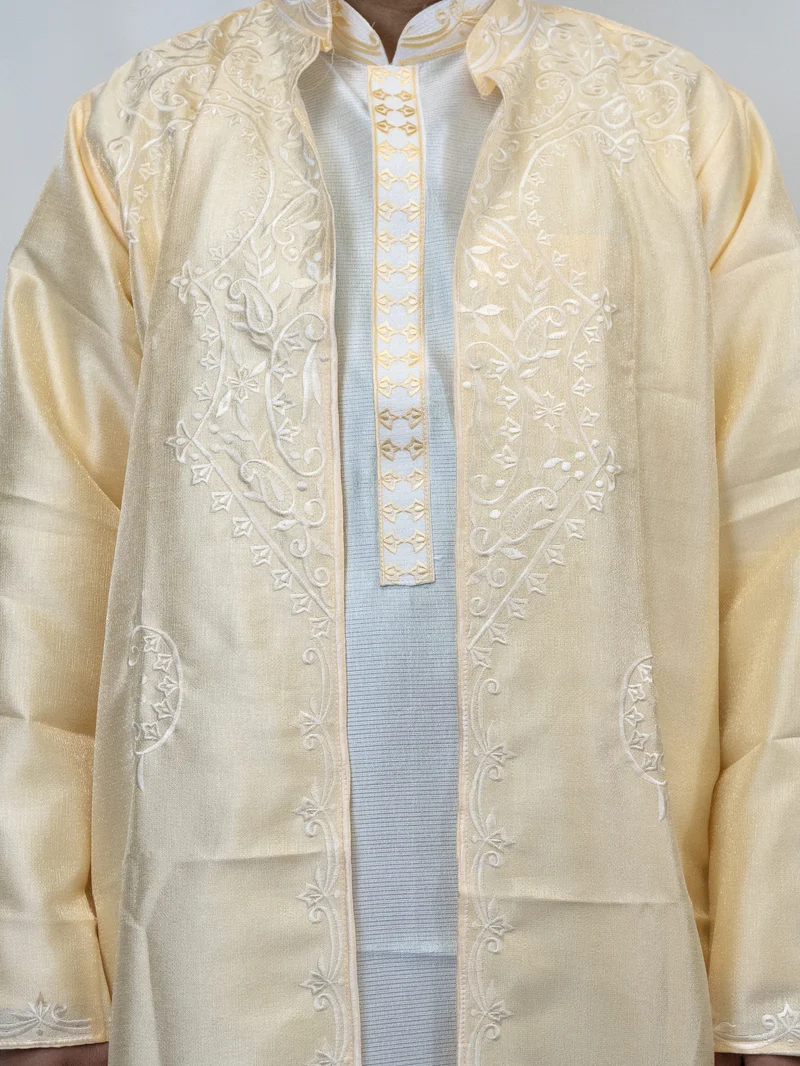 ENSEMBLE QAMIS NAEL - Jaune Poudré
