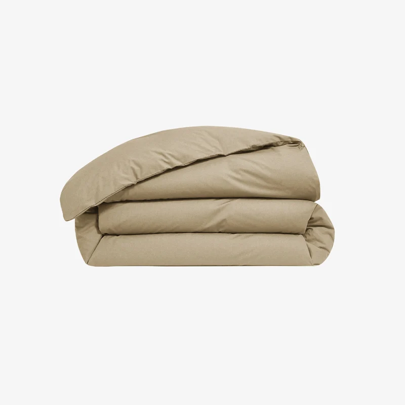 Housse de couette percale de coton 80 fils ficelle