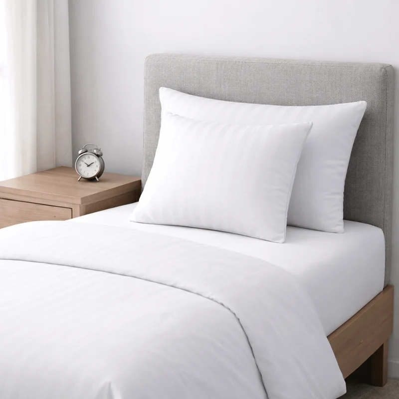 Housse de couette Bandes Satinées 200 TC - Gamme Confort Hôtel