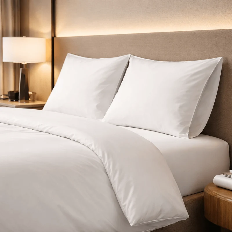 Taie d’oreiller Percale coton – Fresh Satin 400 TC