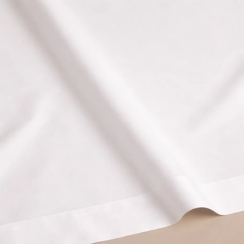 Drap plat percale coton - Fresh Satin 400 TC
