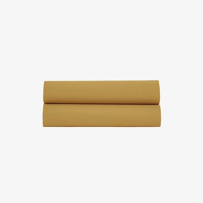 Drap plat satin 120 fils bronze