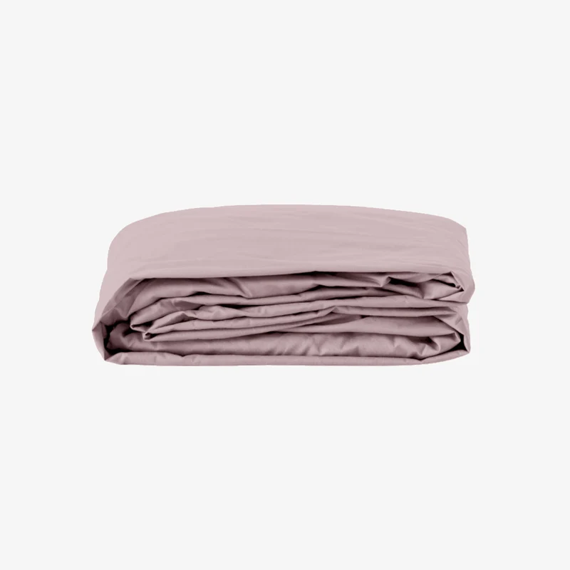 Drap housse percale 80 fils bonnet 40 violet ice