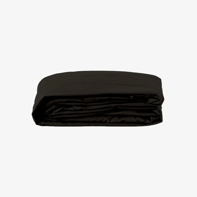 Drap housse percale 80 fils bonnet 40 noir