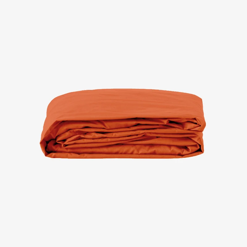 Drap housse percale 80 fils bonnet 40 argile