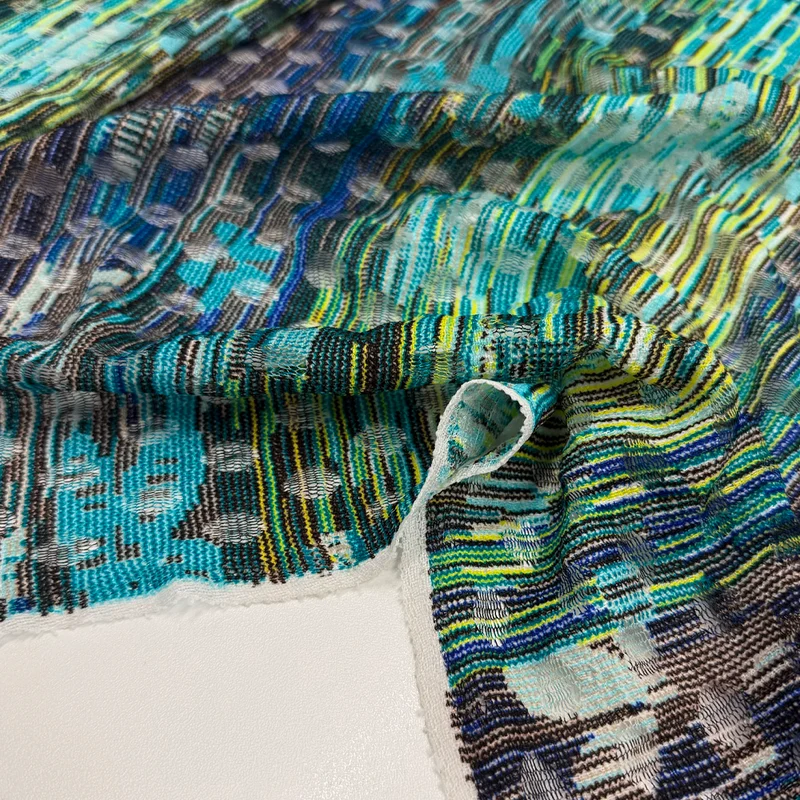 Tissu Maille Ajourée - Laguna