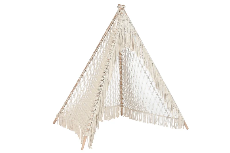 TIPI - Tente Coton MACRAMÉ 170 x 170 x 150 cm