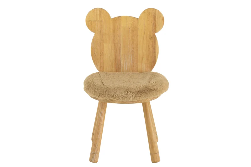 OURS - Chaise enfant ours bois naturel