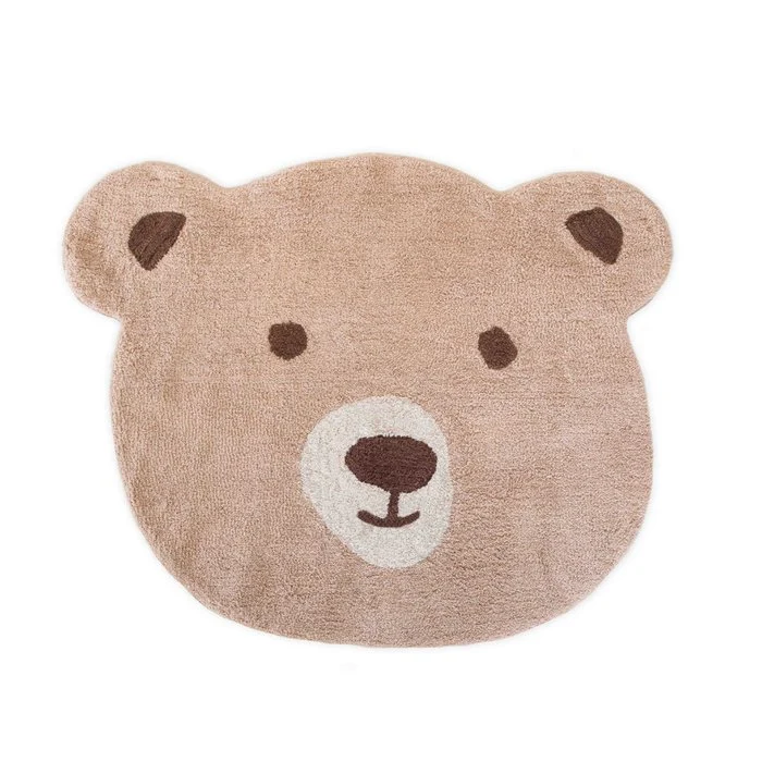 OURS - tapis ours marron - 125 x 100 cm