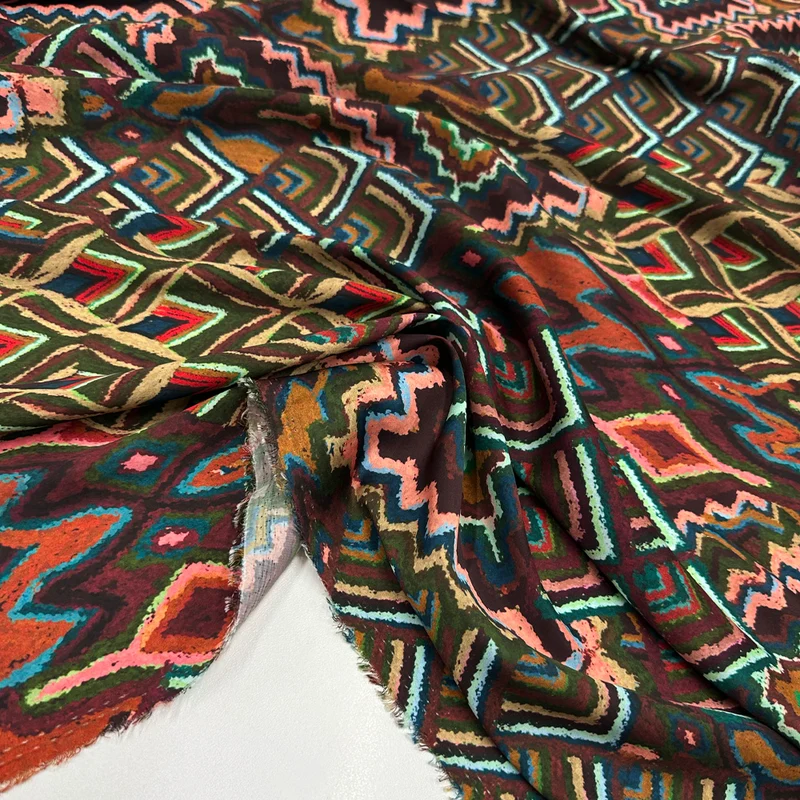 Tissu Satin, Polyester - Caldera