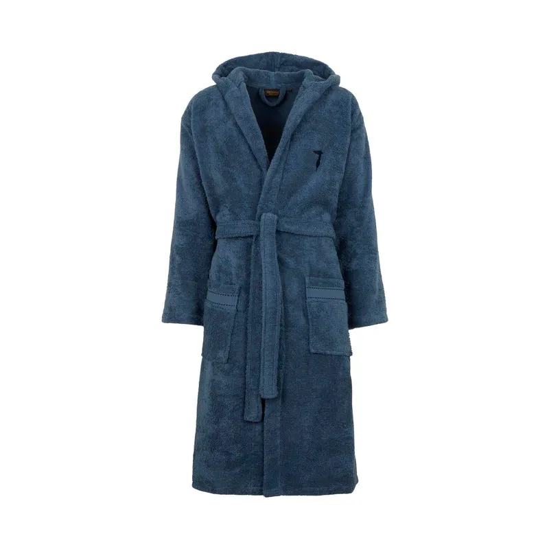 Accappatoio con Cappuccio ribbon in Cotone 380 gr/mq