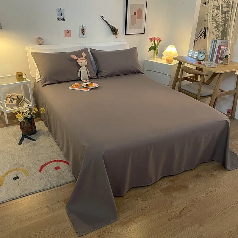 Gris - Draps housse de qualité supérieur