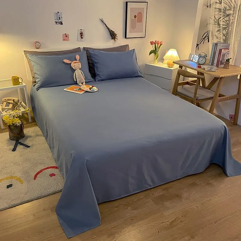 Bleu charrette - Draps housse de qualité supérieur