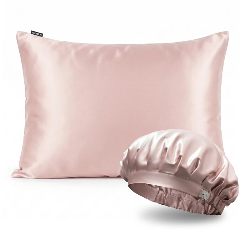 Duo Taie & Bonnet - Rose