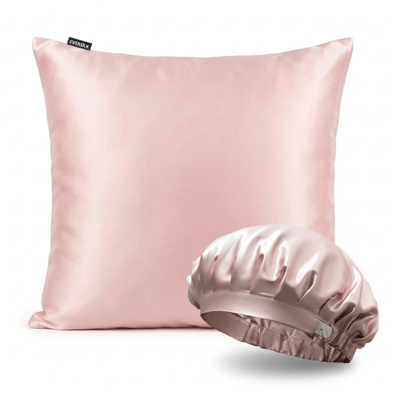 Duo Taie & Bonnet - Rose