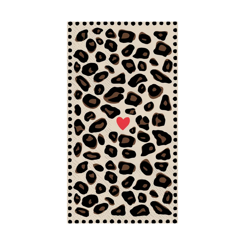 SERVIETTE PAPIER - LEOPARD