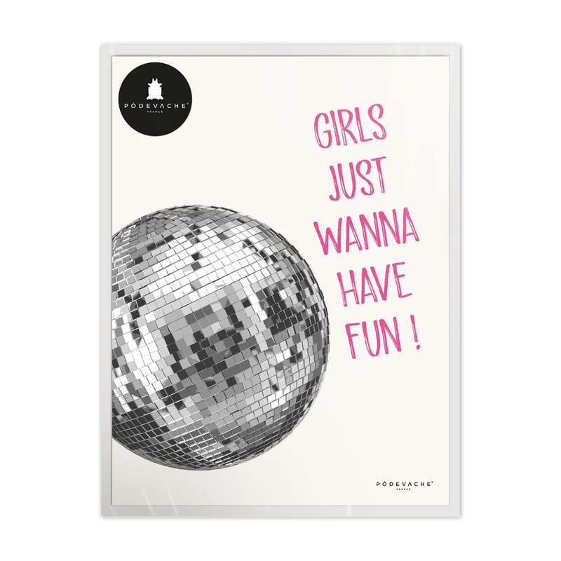 AFFICHE 40x50CM - GIRLS FUN