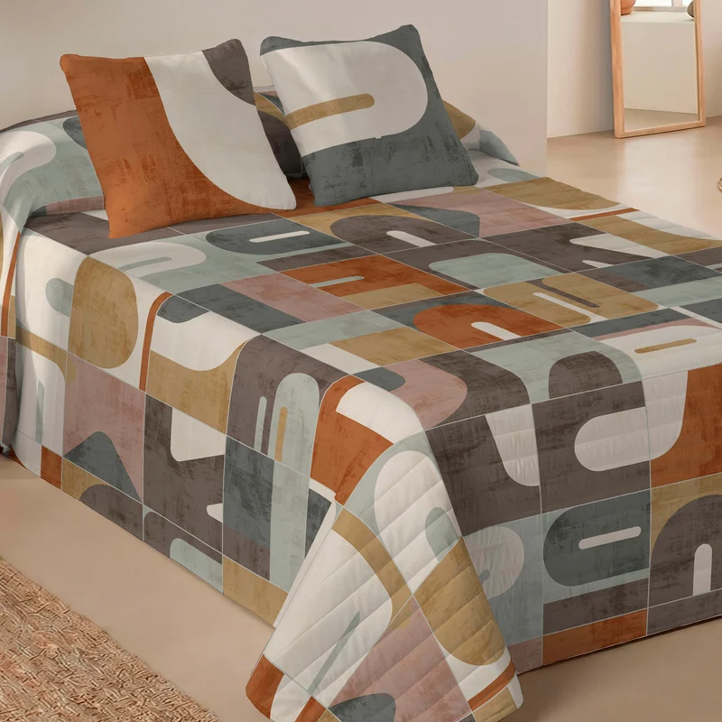 COLCHA BOUTI ESTAMPADA PUZZLE