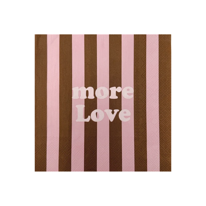 SERVIETTE PAPIER - MORE LOVE