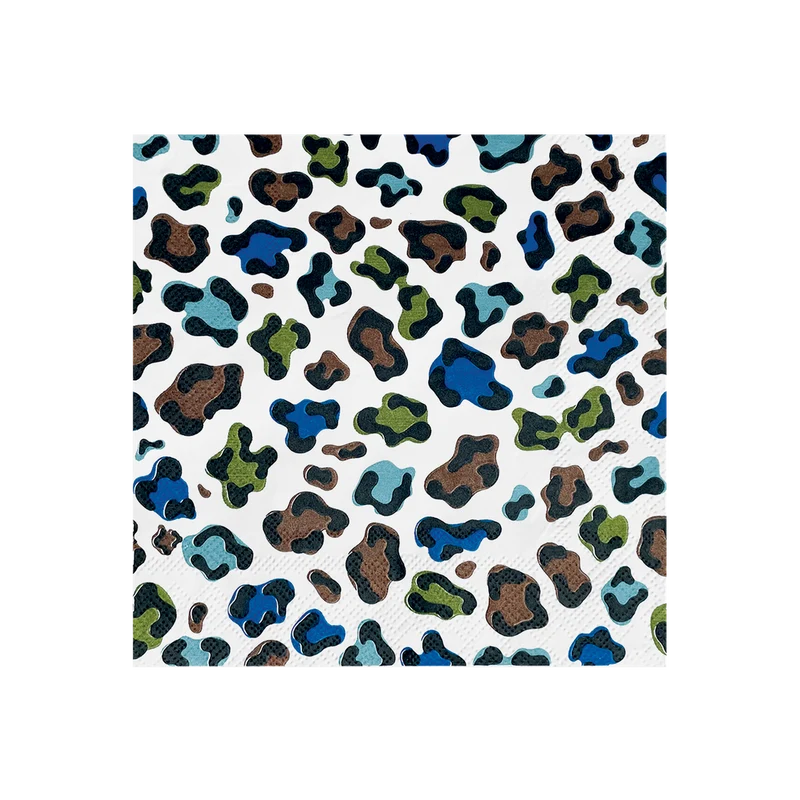 SERVIETTE PAPIER - LEOPARD