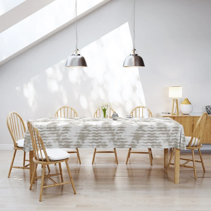 MANTEL ESTAMPADO ANTIMANCHAS WAVES STONE