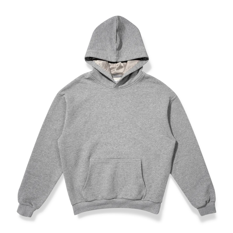 Sweat à capuche doublé de soie