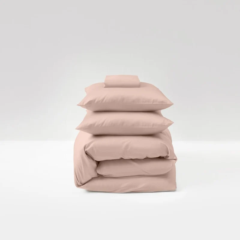 Parure de lit en satin de coton égyptien 300 fils • Beige Argile