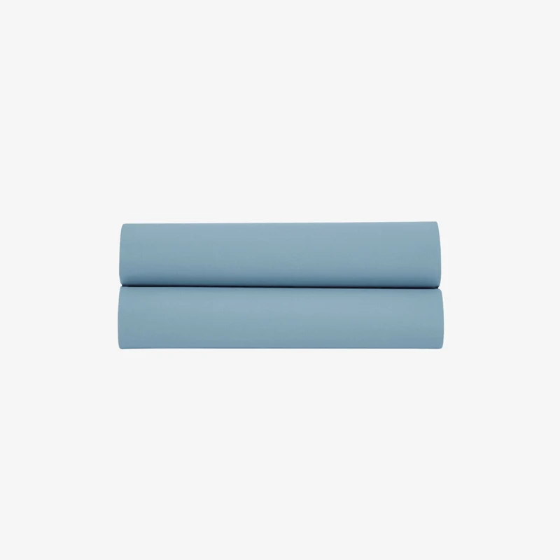 Drap Plat Percale de Coton 80 fils ocean