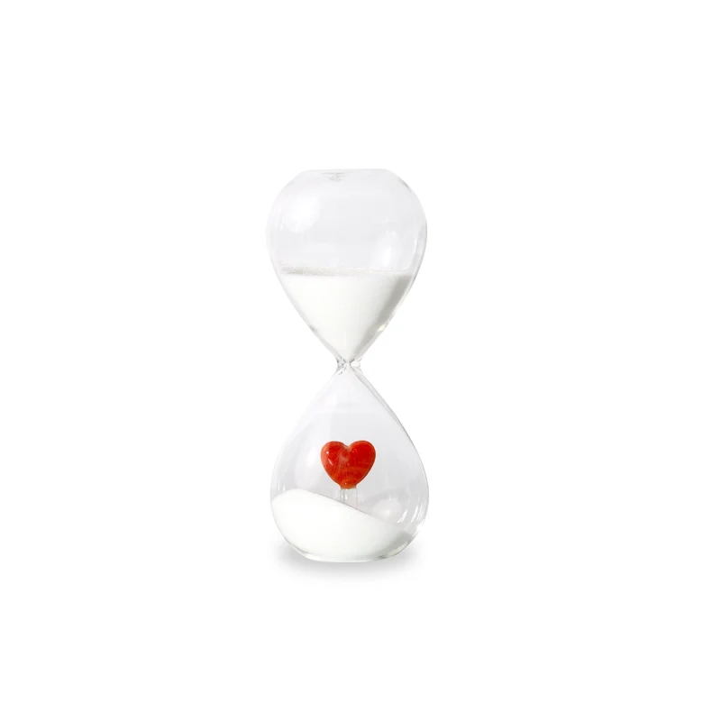 SABLIER COEUR ROUGE - 15MIN