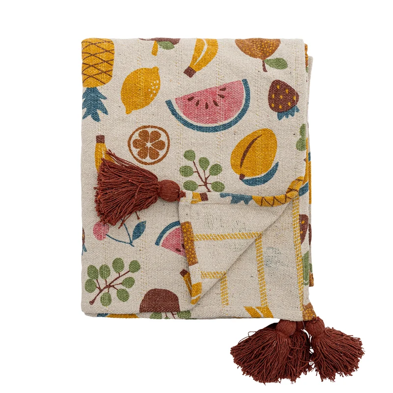 PLAID FRUITTA COTON RECYCLE - MULTICO