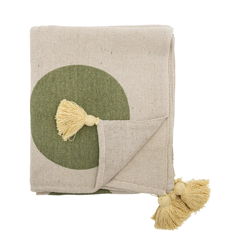 PLAID CLENNIE COTON RECYCLE - NATURE