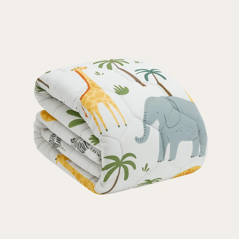 Wasbaar Kids All Season Dekbed | Eddy Elephant | Met Kussensloop