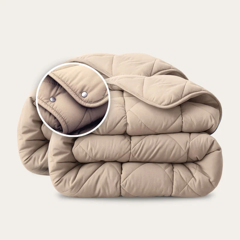 4-Seizoenen Dekbed | Taupe | Afstelbaar