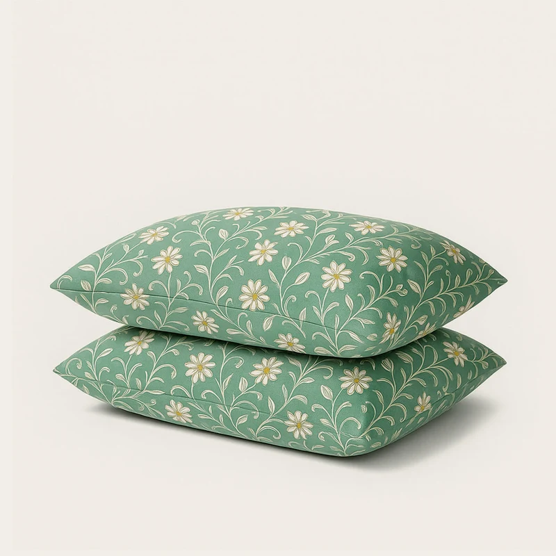 Kussenslopen | Original Prints | Traditional Flowers | Set van 2