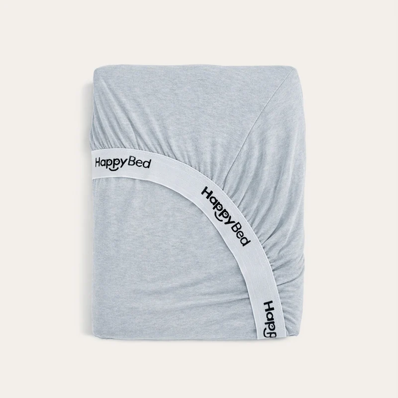 HappyBed Hoeslaken | Katoen | Jersey Grey