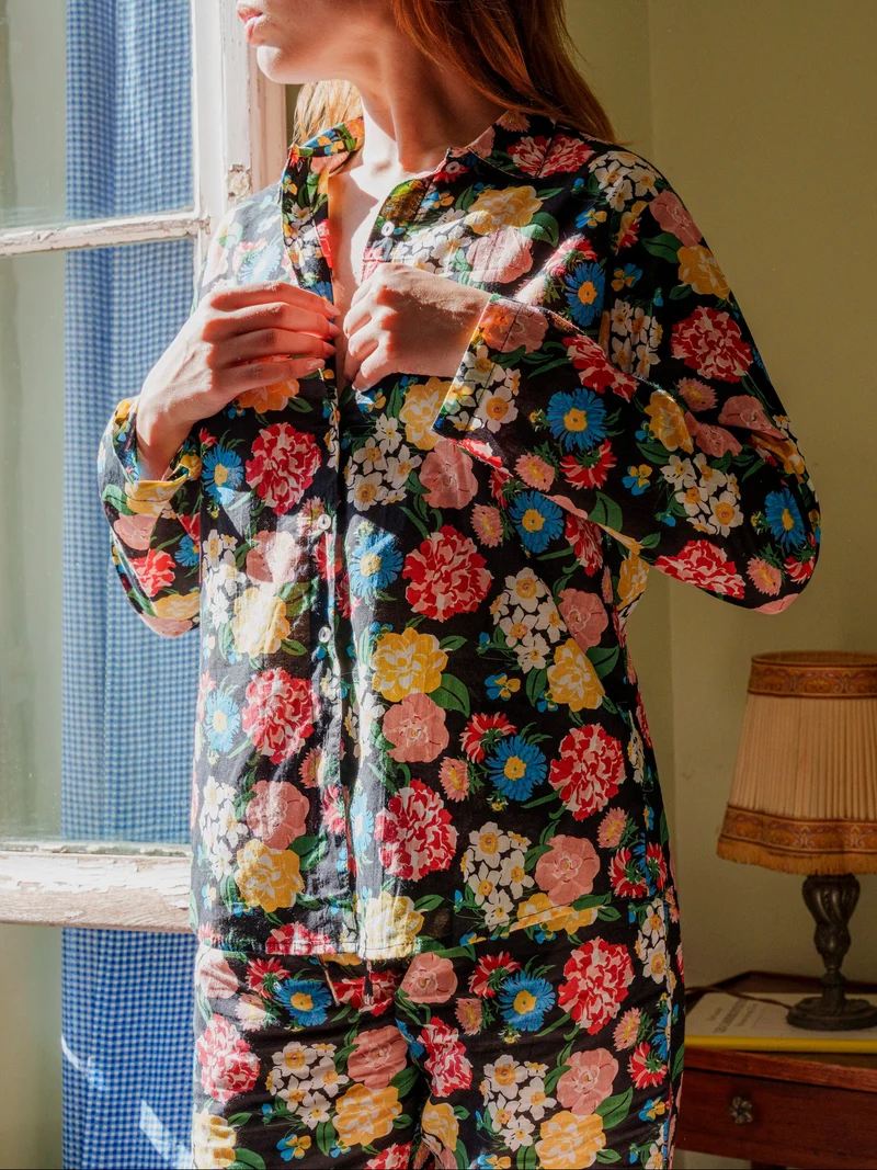 Haut de pyjama à manches longues