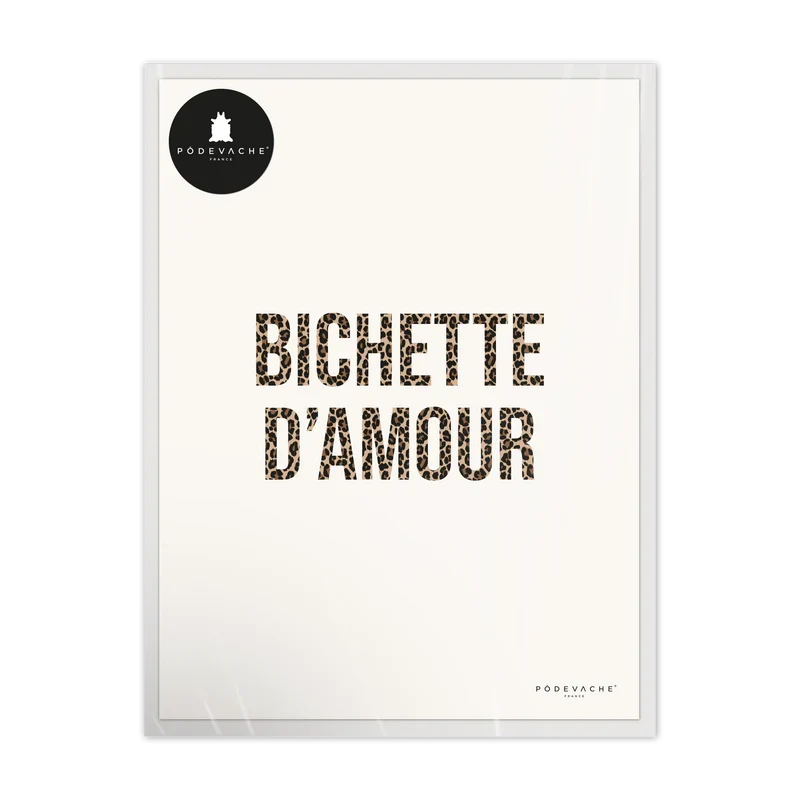 AFFICHE 30x40CM - BICHETTE D'AMOUR