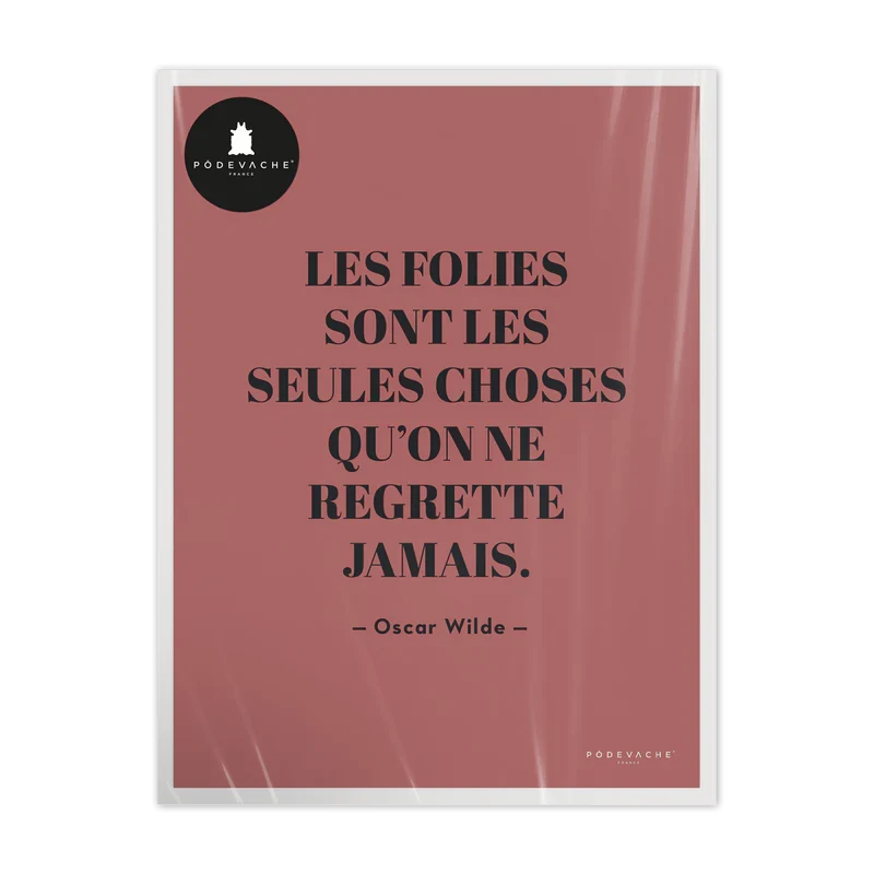 AFFICHE 30x40CM - FOLIES