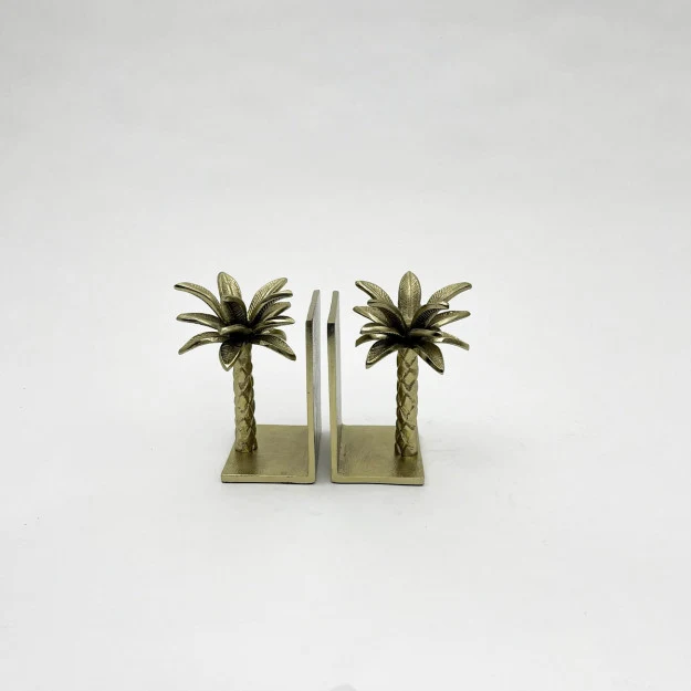 PALMIER - Serre-livre aluminium doré