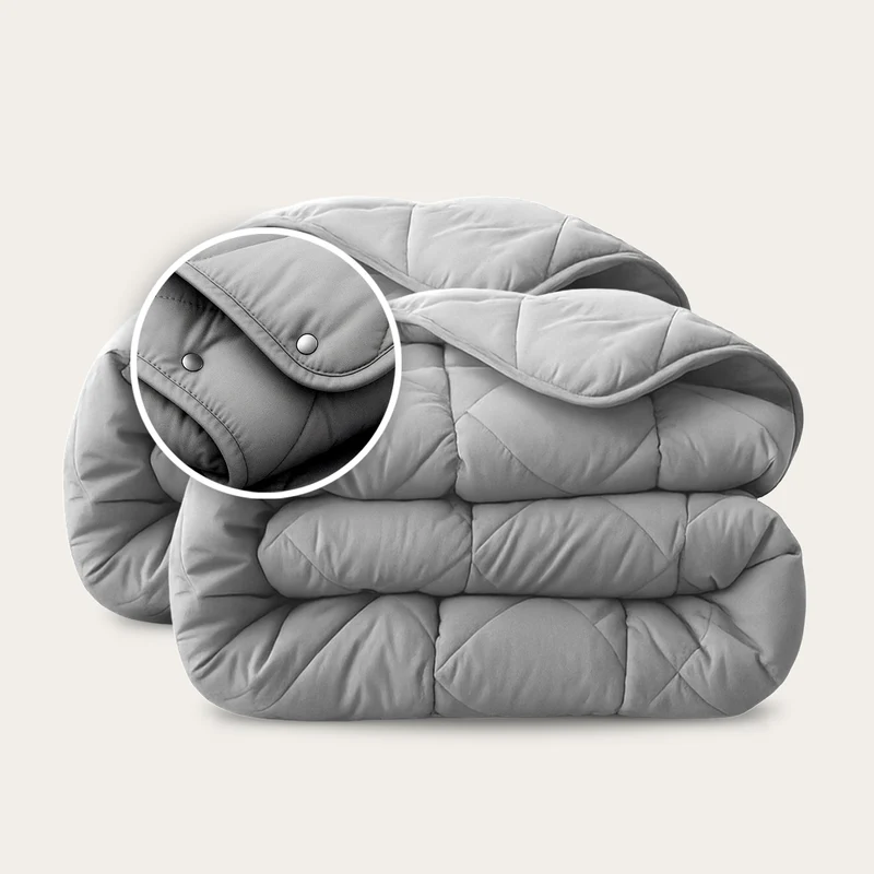 4-Seizoenen Dekbed | Grey | Afstelbaar